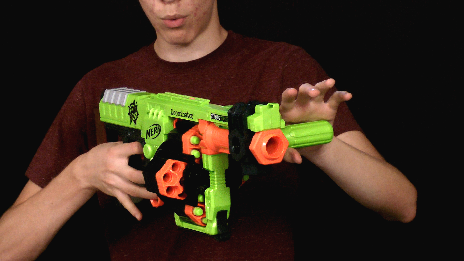 Zombie Strike Doominator Review and Shooting - Nerf Socom